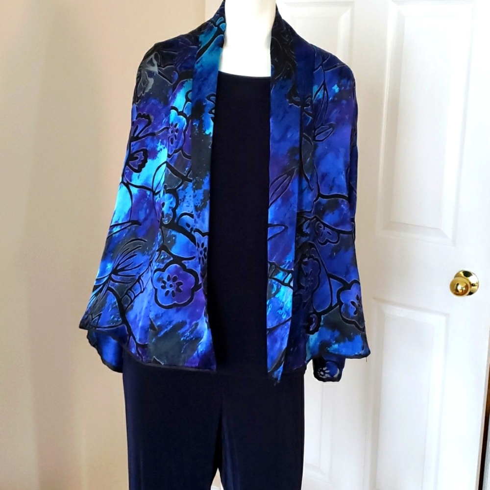 CHICO'S pants 3 piece navy blue set